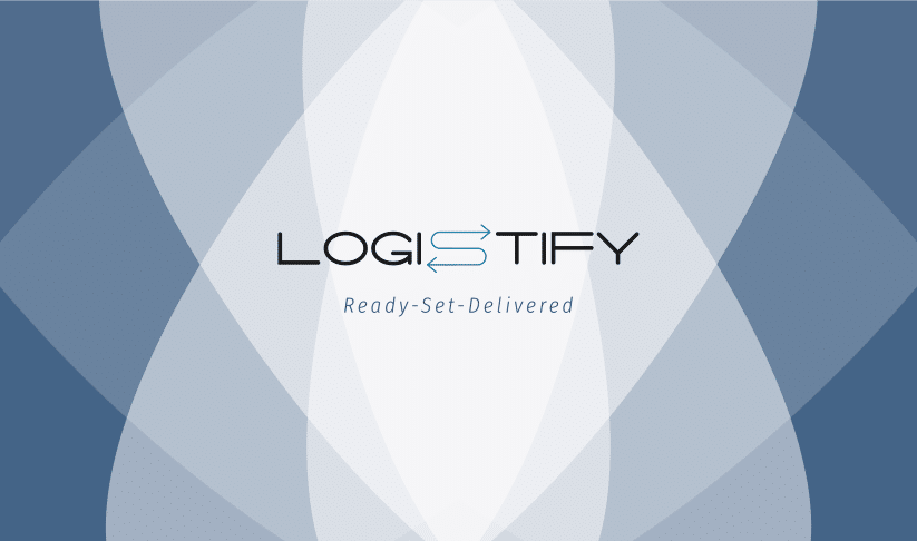 Logistify Logo. Logistify transportation specializing in bonded CFS.